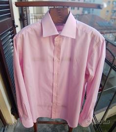 Camicia uomo Coral, rosa, collo 42