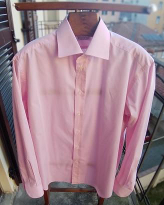 Camicia uomo Coral, rosa, collo 42