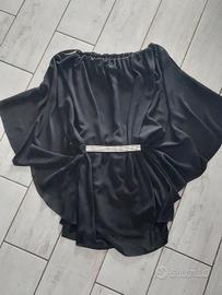 Casacca nera con strass