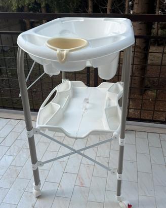 Vaschetta da bagno con le ruote richiudibile