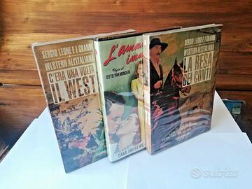 LOTTO 6 DVD 3 VHS C'ERA UNA VOLTA IL WEST E ALTRI