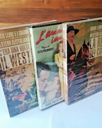 LOTTO 6 DVD 3 VHS C'ERA UNA VOLTA IL WEST E ALTRI