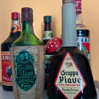 Bottiglie liquore vintage anni 80