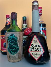 Bottiglie liquore vintage anni 80