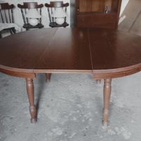 Tavolo rotondo allungabile