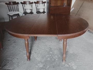 Tavolo rotondo allungabile