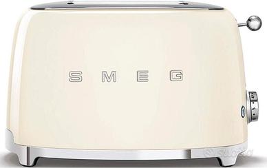 Nuovo -Smeg, Tostapane 2x2 TSF01CREU.Crema