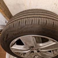 4 Pneumatici Continental + 4 cerchi 