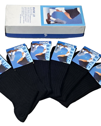 6PAIA CALZE CORTE UOMO *COTONE 2 COLORI_SCONTO 30%