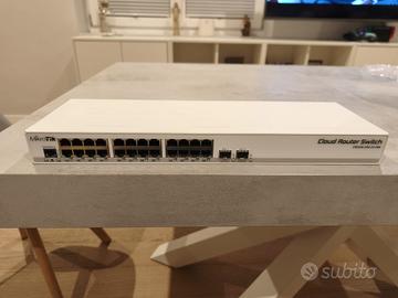 MikroTik CRS326-24G-2S+RM - Switch 24P 1G + 2P 10G