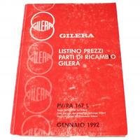 Catalogo listino prezzi parti di ricambio Gilera g