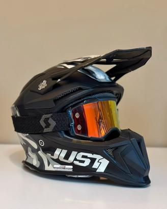 Just1 J18 Pulsar Mips Camo Black + Scott Fury oran