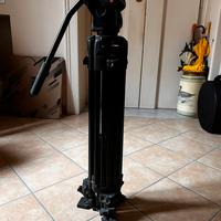 Manfrotto 501HDV e treppiede Manfrotto 525MVB