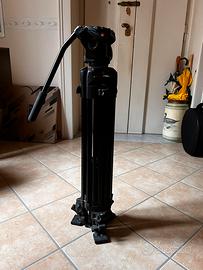 Manfrotto 501HDV e treppiede Manfrotto 525MVB