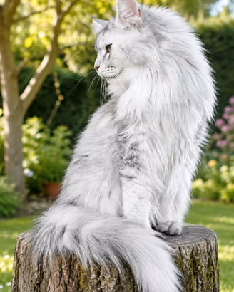 MAINE COON gatta giovane