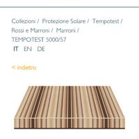 tenda da sole tempotest