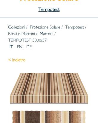 tenda da sole tempotest