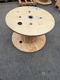 Bobine in legno x tavolini da giardino