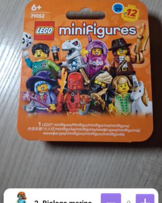 Lego minifigure serie 29 Biologo marino