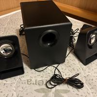 Casse audio con subwoofer
