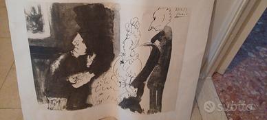 Litografia firmata Picasso