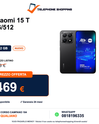 Xiaomi 15 T 16/512 512 GB