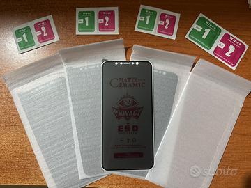 Pellicola opaca privacy x4