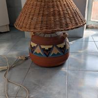 Lampada da tavolo multicolore 