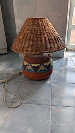 Lampada da tavolo multicolore 