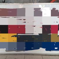 Insegna luminosa bifacciale a bandiera