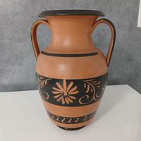 Vaso Anfora in Argilla Terracotta 30 cm Vintage In