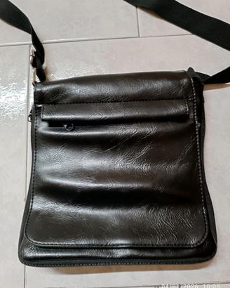 borsello uomo tracolla nero 