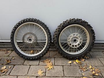 Coppia ruote honda cr 250 18/21
