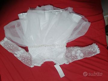  NUOVO abito bimba  battesimo/matrimonio  15€