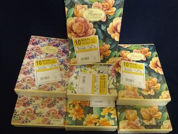 7 pacchi da 10 maxi quaderni pigna NATURE FLOWERS