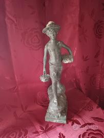 Scultura in bronzo antica Giovanni De Martino 