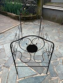 lettino ferro battuto