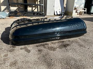 FARAD Box Baule Tetto 400Lt + Barre FARAD + Telo