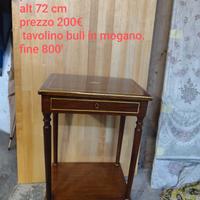 tavolino bull fine 800