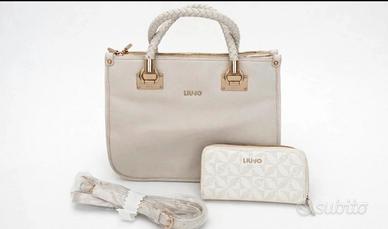 Borsa e portafoglio Liu Jo bianca originale