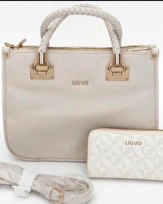 Borsa e portafoglio Liu Jo bianca originale