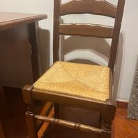 Sedie di legno