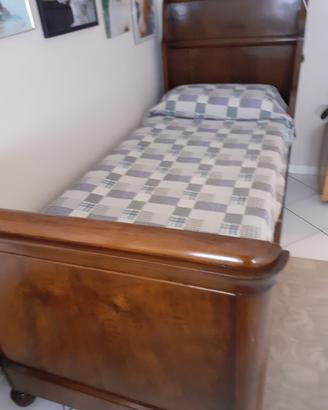 letto singolo antico a barca