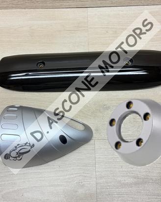 kit protezione marmitta tmax 500 2001 2006 3 pezzi