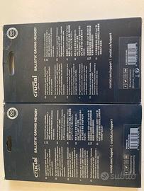 RAM DDR4 CRUCAL BALLISTIX 30GB (4X8GB)