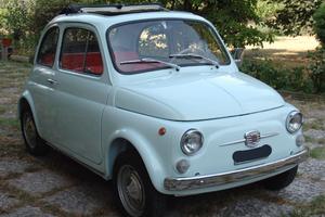 FIAT 500 serie F del 1968 targa oro ASI