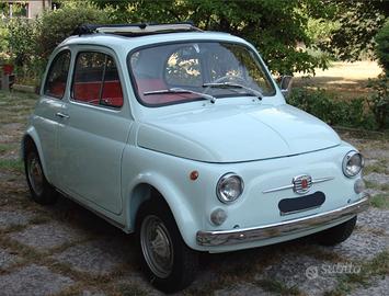 FIAT 500 serie F del 1968 targa oro ASI