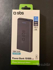 Power bank 10.000 mAh extra slim con porta USB 2.1