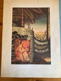 VRANICH LITOGRAFIA NUMERATA E FIRMATA TIMBRO