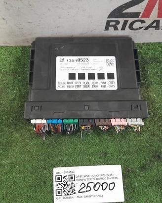 COMPUTER DI BORDO OPEL Astra Sport Tourer 13510523